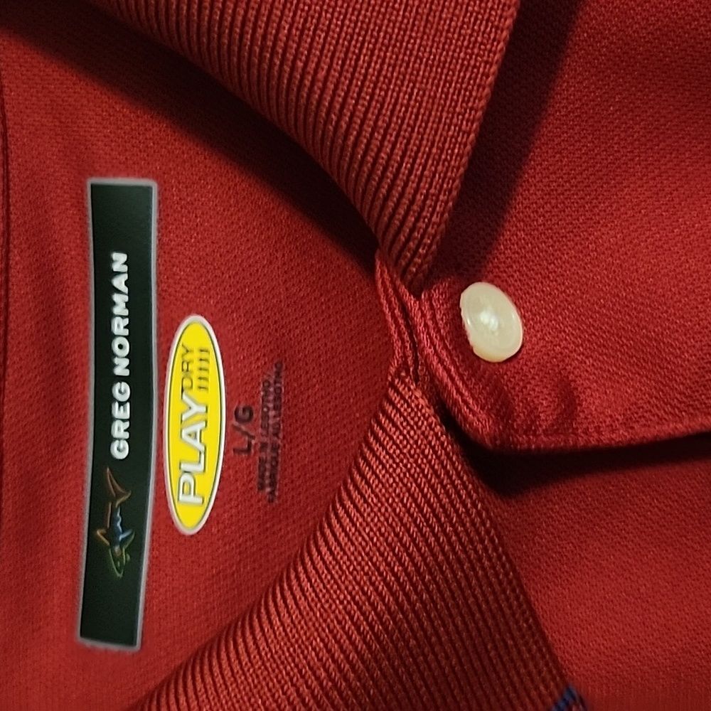 Greg Norman Mens Golf Shirt Size Large (#3684) - Picture 2 of 10